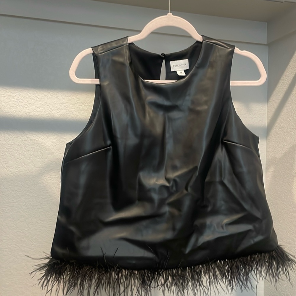Leather and feather tank